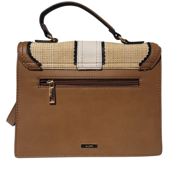 Aldo Tan and Cream Crossbody Bag - Picture 4 of 8